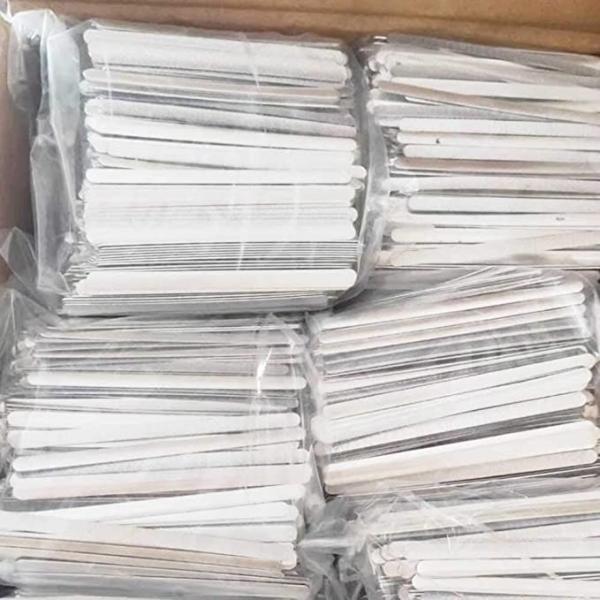 Aluminum Face Mask Materials Fixed Protection Nose Clip 0.5mm*10cm Size