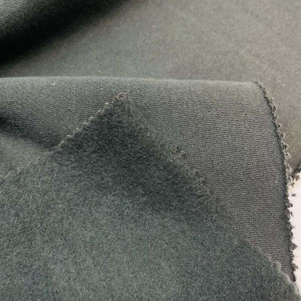 Heavy CVC Fleece Fabric 80 Cotton 20 Polyester 300GSM Hoodie Knitting Fabric