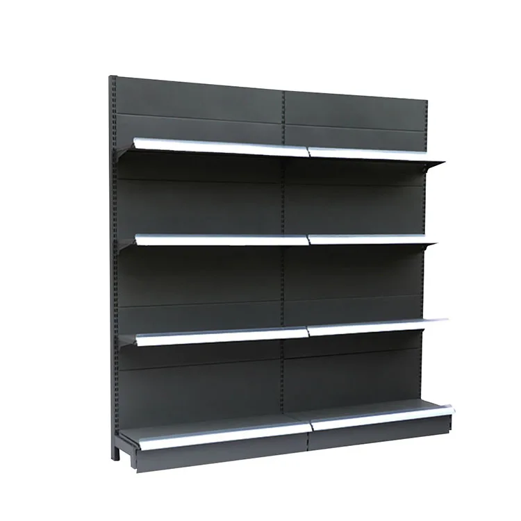 Xingye Factory Custom Size Цветной стенной полки продуктовый магазин полки одиночный серый магазин полки