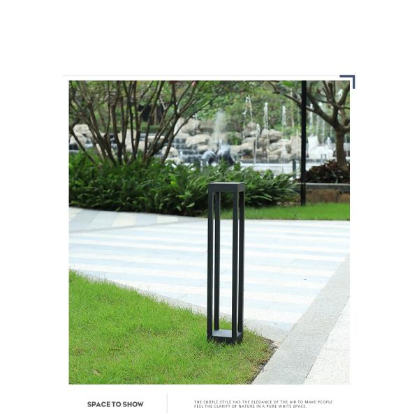 50000 Hour Working Lifetime Solar Motion Sensor Lawn Garden Lamps with Dimmer Support