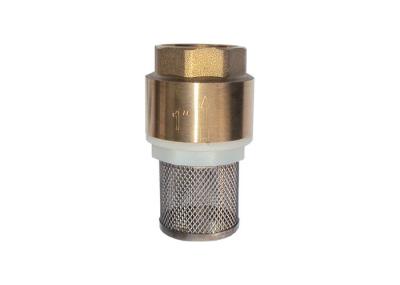 Tipo de bronze Em-linha válvula de York do forjamento de aspiração da verificação com a tela de filtro de aço inoxidável