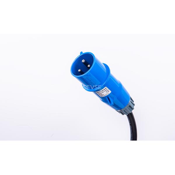 Type 1 And Type 2 16A Portable EV Charger With IEC309 CEE Plug