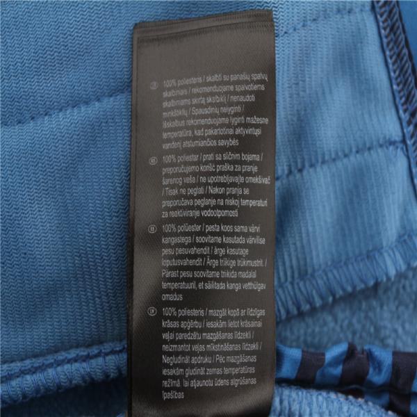 Stockpapa blue Striped Children's Winter Clothes Softshell Hooded Jacket