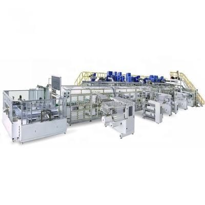 máquina de embalagem de dobramento longitudinal do sistema da máquina adulta do tecido 300pcs/min para tecidos adultos