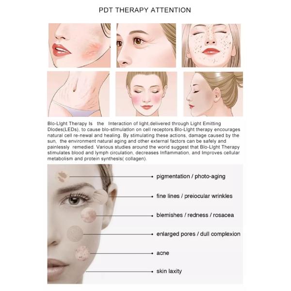 Ом Ance лечение Pdt Led Light Therapy Machine для омоложения кожи лица