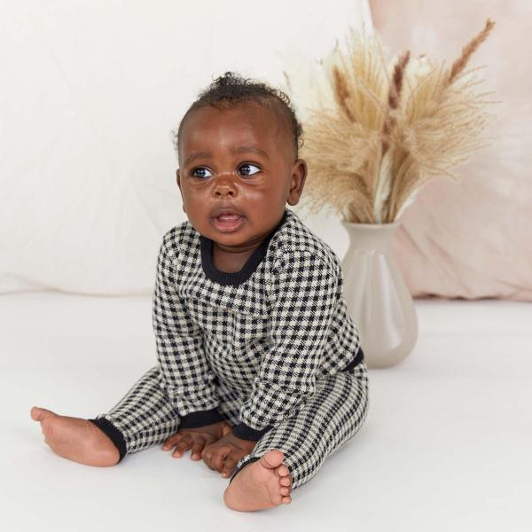 2023 2024 Autumn Winter Baby sweaters clothes Jacquard knitted design customized kids sweater set