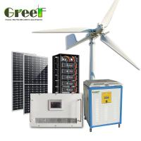 Efficacité 24 heures Système d'énergie solaire au lithium-ion MPPT Contrôleur de charge 48VDC Batterie Énergie coupée du réseau 5-100kW Puissance de charge