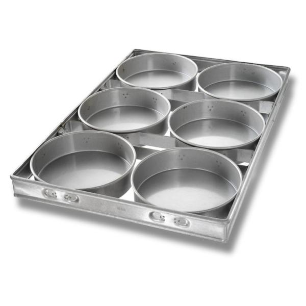 RK Bakeware China Foodservice Чикаго Металлический силиконовый глазурованный круглый угол Торт/сыр Торт Пекарная поднос Неприкасаемая