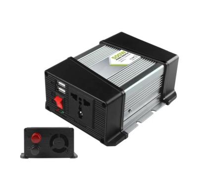 Vehicle Mounted Solar Power Inverter 500W 12v To 220v Home 5v 2.1a With Dual USB