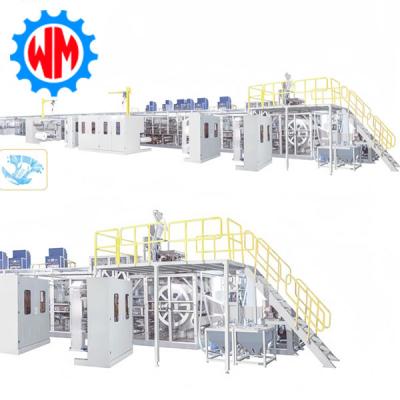 Customized Full Servo Baby Training Pants Production Line Intelligent Operation Professional