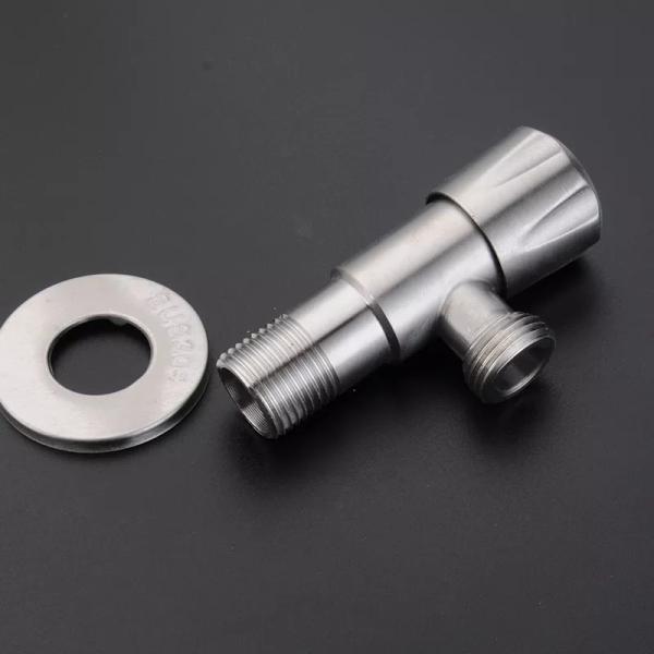 Нержавеющая сталь туалетная ванна фитинги 1/2 настенный ручной монтаж ванной воды стоп черный кухонный угловой клапан