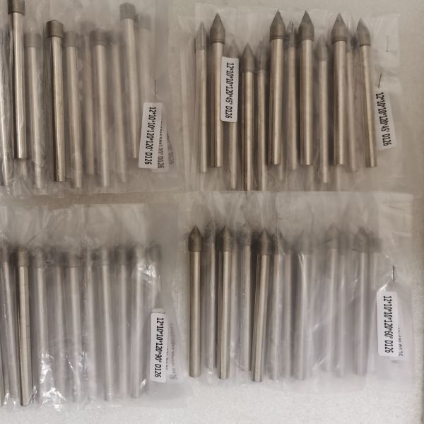 Custom-Made 12*10*10*120mm  45°-120° D126 Electroplated Grinding Bits For Cemented Carbide