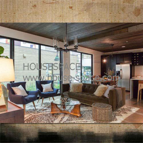 Casa modular moderna da armação de aço da casa pré-fabricada, casas modulares do recipiente para a acomodação em Rússia