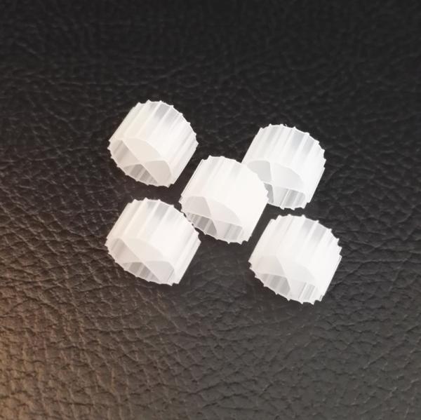 HDPE Plastic White K1 Moving Bed Filter Bio Media 12*9mm For Aquaculture