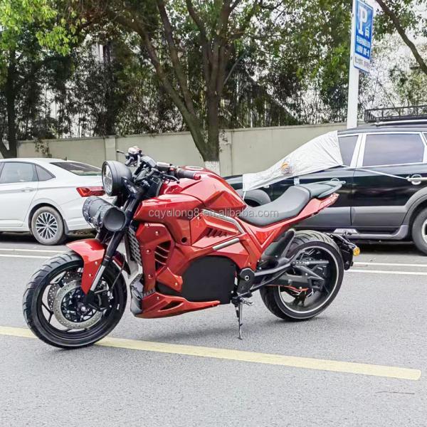 Customized 72v 3000W 5000W Electric Racing Motorcycle with Disc Brake and Water Cooling