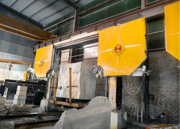 CNC Diamond Wire Saw Stone Cutting Machine For Profiling
