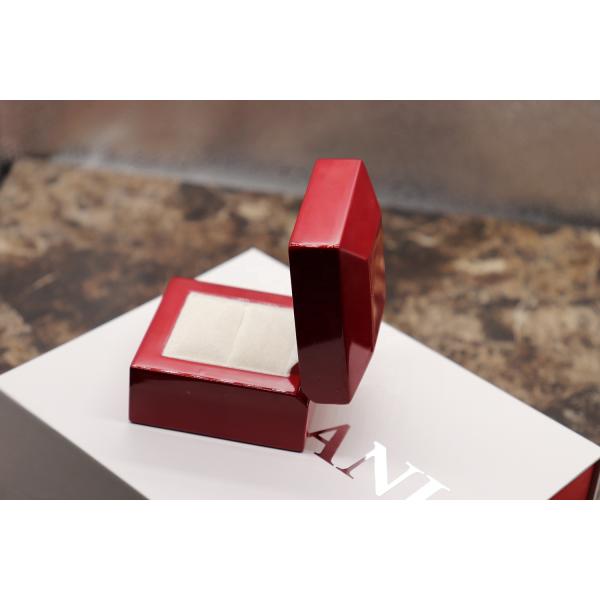 Customized Luxury Wooden  Ring Set Box (Logo/Color/Size)