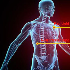 600W дом Ues около ультракрасного сплава алюминия прибора терапией света СИД