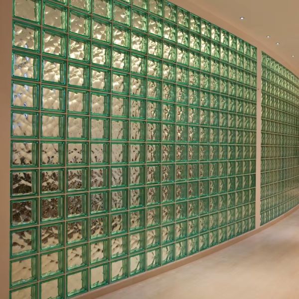 Custom Decorative Crystal Glass Block Transparent Window Wall Hollow Glass Brick