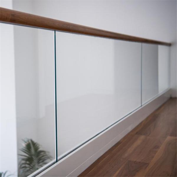 Balcony Stainless Steel Glass Railing Post Aluminum U Channel 900-1200mm Height