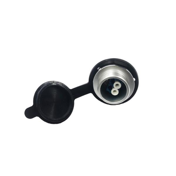 Preto exterior impermeável do conector de cabo de fibra ótica de IP66 PDLC