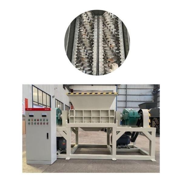 Double Axis Industrial Waste Materials Shredder Machine for Initial Payment Option