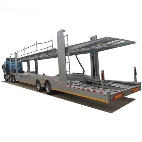 CIMC new double-layer made from T700/Q345 stainless steel for heavy duty car haulage tow trailer transport vehicle semi trailer