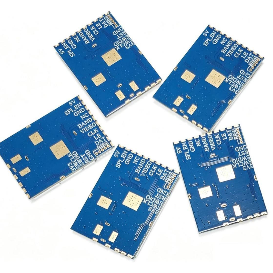 Kimpok RX8200 6.0-8.26GHz 64CH Wireless Video Receiver Module, 6000-8260MHz Frequency Range, -95dBm High Sensitivity