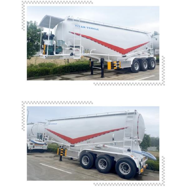 TITAN 3 Axle 40CBM Cement Bulker Trailer for Sale | Cement Bulker Price