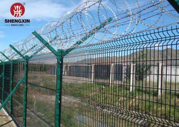 Curved Welded Wire Mesh Garden Border Fence Decorative 3D