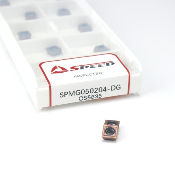 Spmg/Wcmt/Spmg050204/Spmg060204/Spmg090408/Spmg110408/Spmg140512 Inserto de carburo CNC de perfuração em U