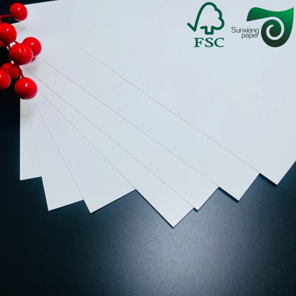 FSC Certified 350g C1S Art Board Custom Sheet Sizes For Greeting Cards Premium Packaging
