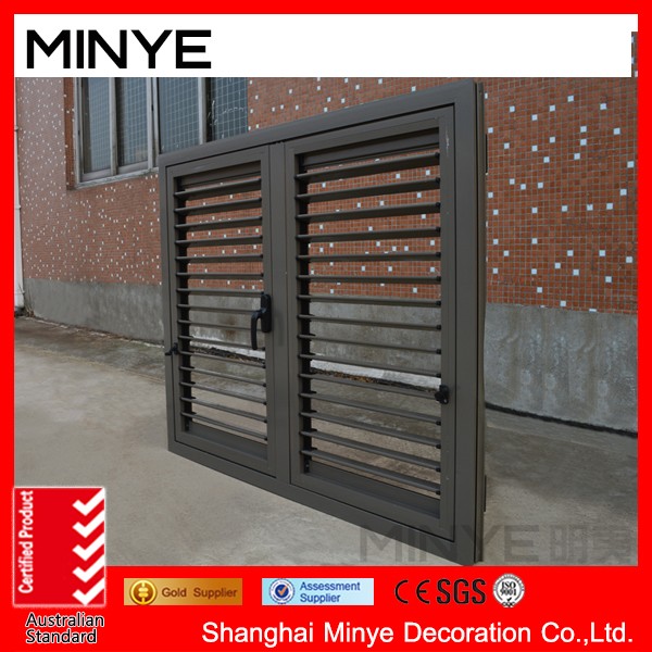 1.4mm-2.0mm Profile Thickness Aluminum Alloy Plantation Shutters for American Windows