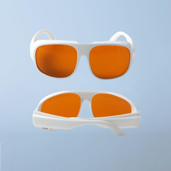 2 Line YAG And Ktp Laser Safety Glasses Typical 532nm 1064nm With White Frame 52