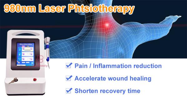 980Nm Laser Physical Pain Rehabilitation Equipment Professional Laser Therapy For Sports Injuries Elbow Knee Ankle Treatment
