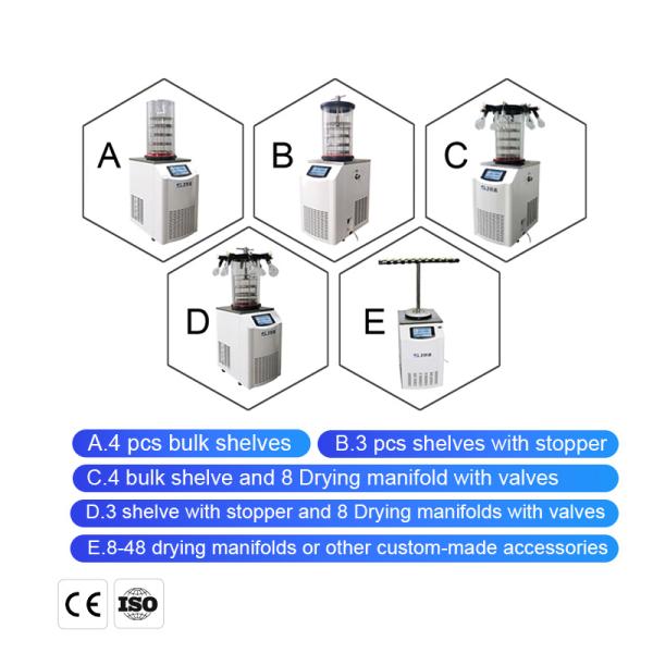 Lab Plant Sublimation Pharmaceutical Dryers 2L/S With Touch Screen