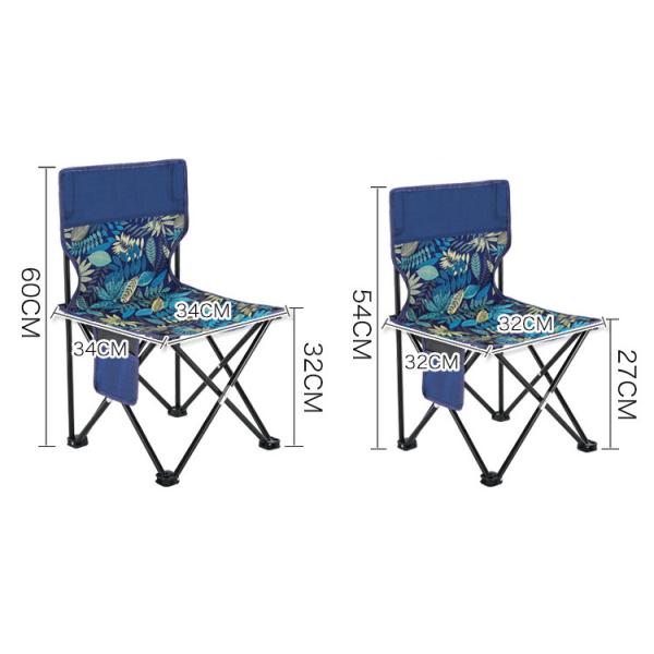 Fixed Rotary Design Lightweight Aluminum Picnic Beach Chair for Outdoor Camping Single