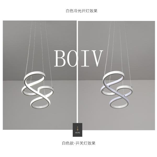Fashionable, simple Acrylic chandelier Used for lamps and lanterns in dining room, living room and bedroom