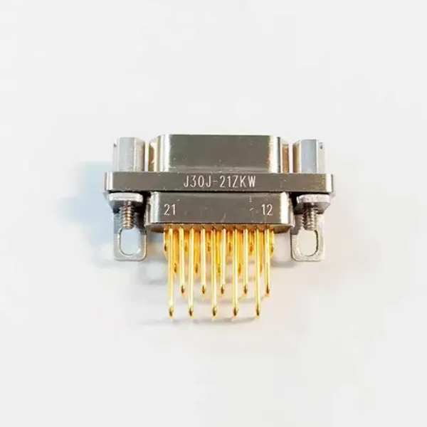 Rectangular Connector, J30j-21zkn Straight Pin, 21-Pin
