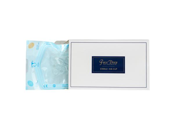 Face Deep Permanent Makeup  Disposable Tattoo Ink Cups For Eyebrow Microblading Tools