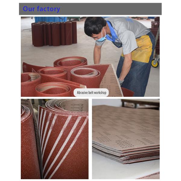 GRD Durable Surface Grinding Wide Belt Sander Sanding Belts Customizable Aluminum Oxide Ceramic Alumina Corundum OEM Support