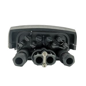 Коробка распределения кабеля пяди оптически приложения портов пластмассы 8 PP черноты IP68 средняя