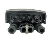 IP68 boîte de distribution par câble d'envergure de clôture optique de ports du plastique 8 du noir pp mi