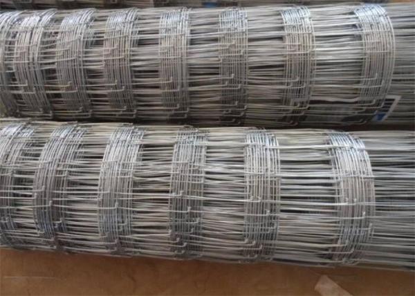 Farm And Field Galvanized Hinge Joint Wire Mesh Livestock Cattle Metal Steel 15 Gauge
