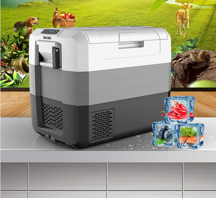 Холодильник черноты 65L 60W 12V Matt портативный
