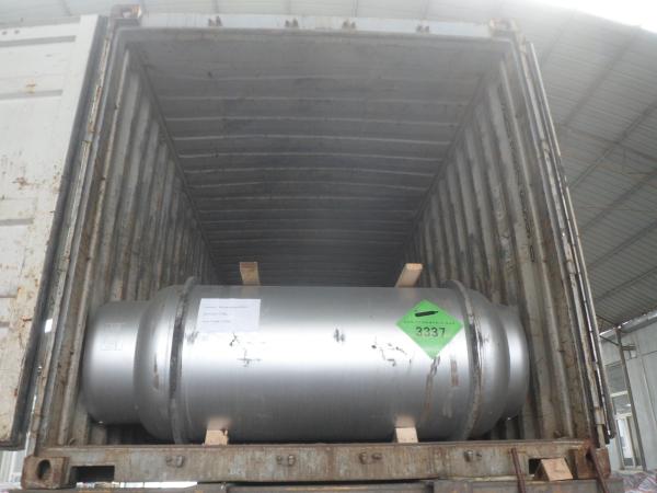926 L Ton Cylinder Packing HFC R227EA Refrigerant Heptafluoropropane