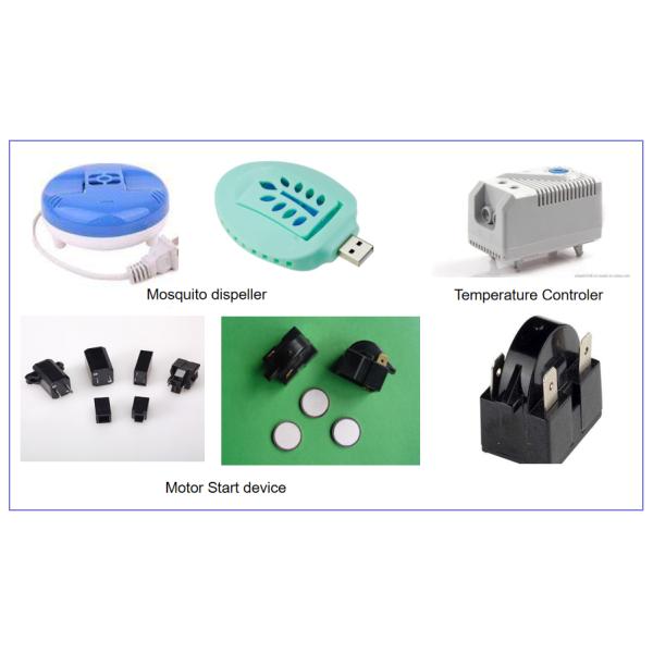 Circle Industrial Electric Heaters 5.0mm -52mm For Air Conditioner Motor Start Thermistor