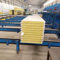Espessura de pouco peso 50mm do painel de sanduíche do Glasswool da resistência de fogo
