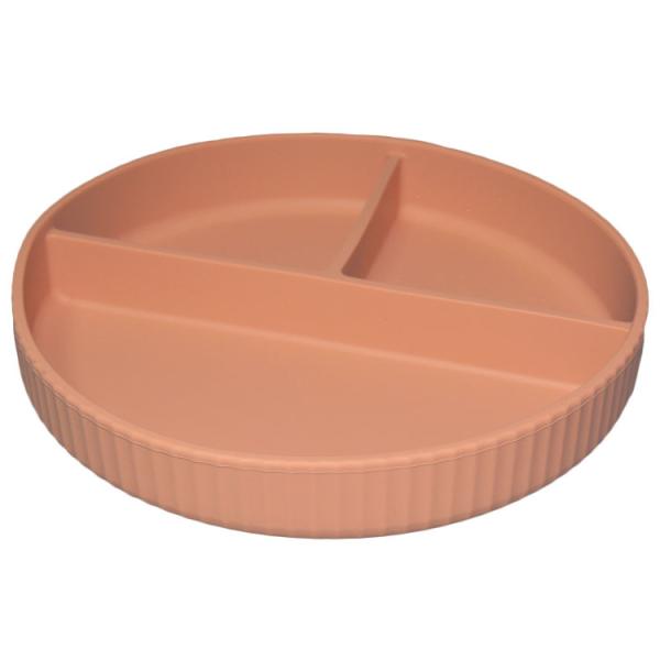 BPA Free Baby Silicone Products Non Slip Suction Cups Plates Set For Weaning Children