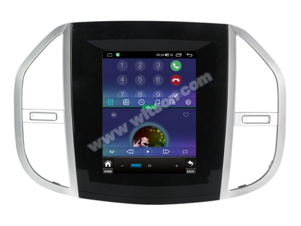 9.7'' Tesla Vertical Screen For Mercedes Benz Vito 3 W447 2014-2020 Android Car Multimedia Player